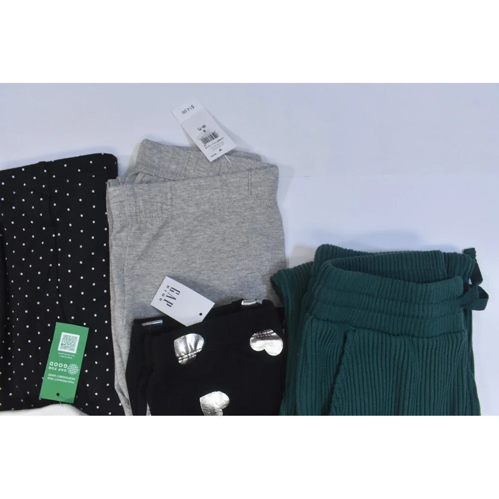 Gap Bulk Lot Of 8 Girls Size Small 6/7 Mixed Season Tops Bottoms Leggings